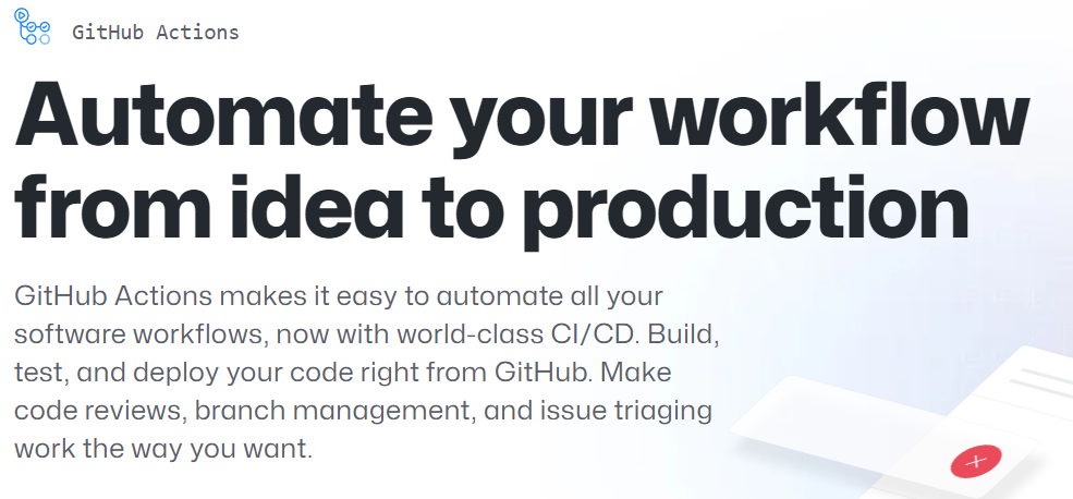 Github Actions intro