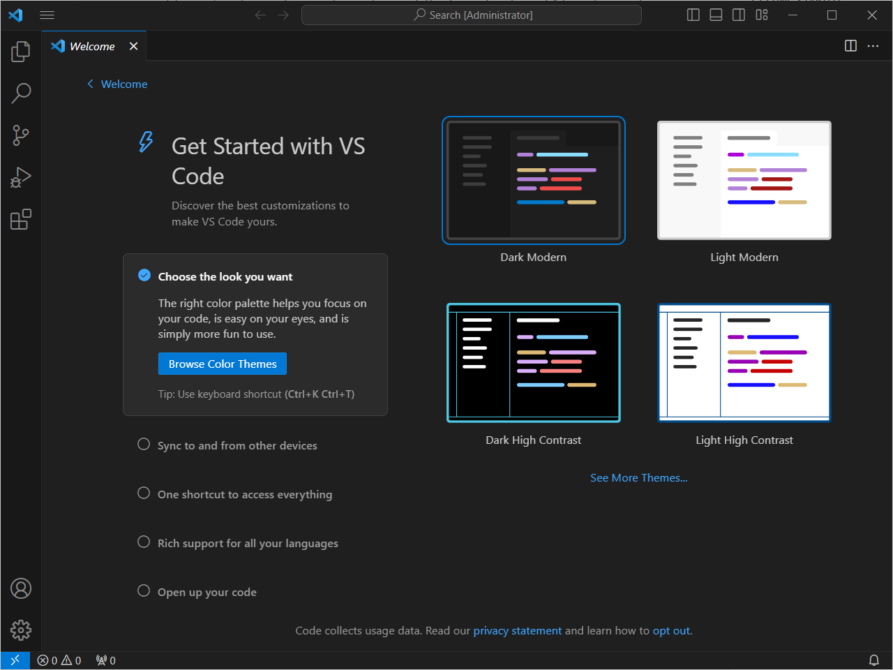 VSCode installed