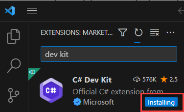 VSCode installed